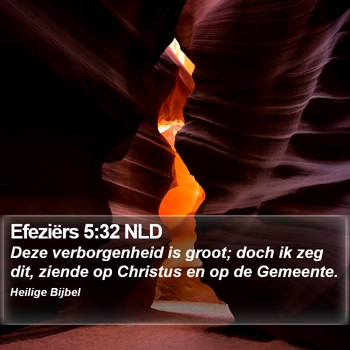 Efeziërs 5:32 NLD Bible Study