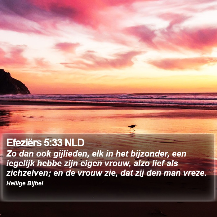 Efeziërs 5:33 NLD Bible Study