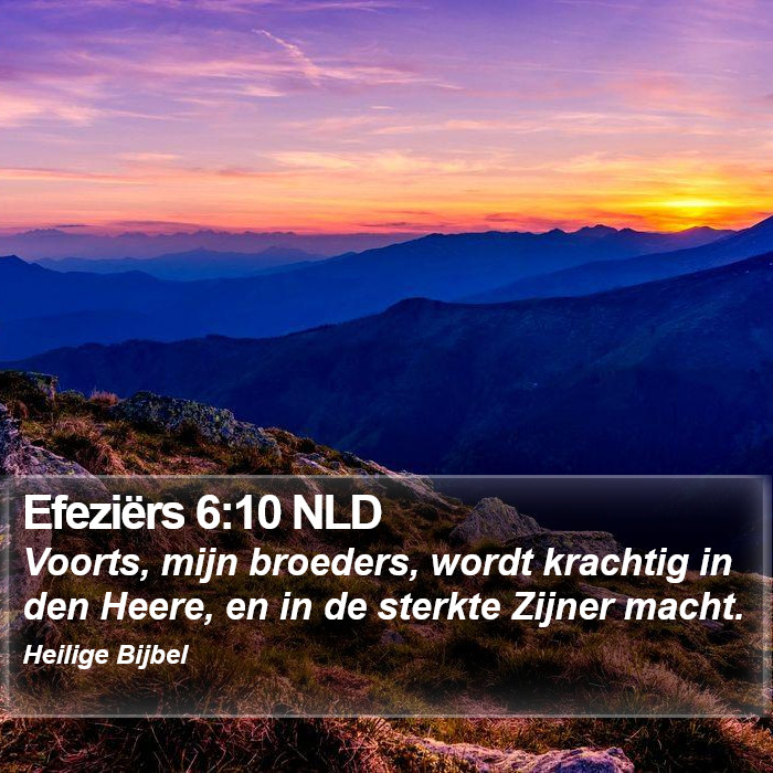 Efeziërs 6:10 NLD Bible Study