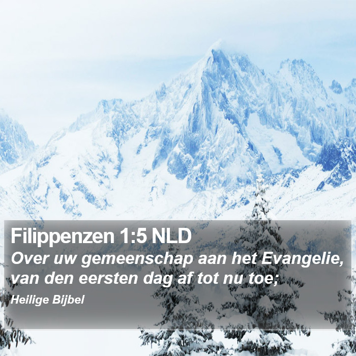 Filippenzen 1:5 NLD Bible Study