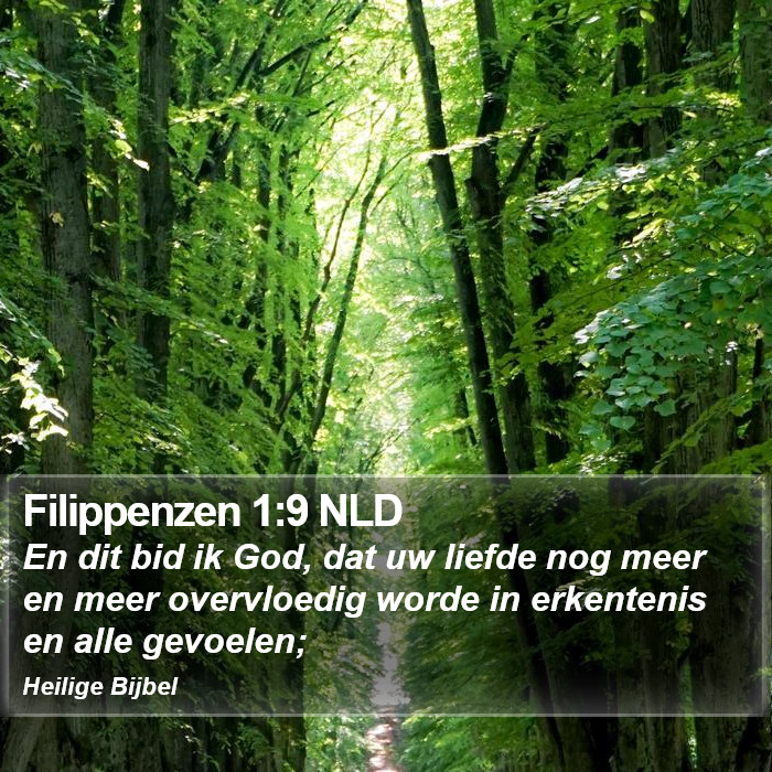 Filippenzen 1:9 NLD Bible Study