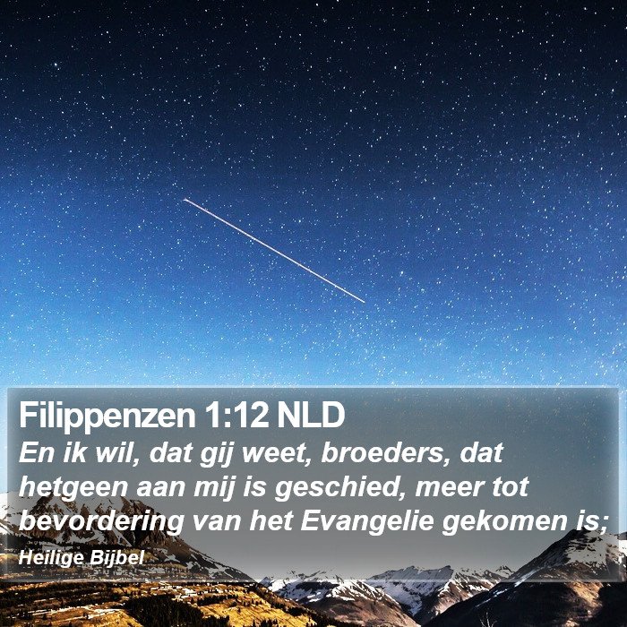 Filippenzen 1:12 NLD Bible Study