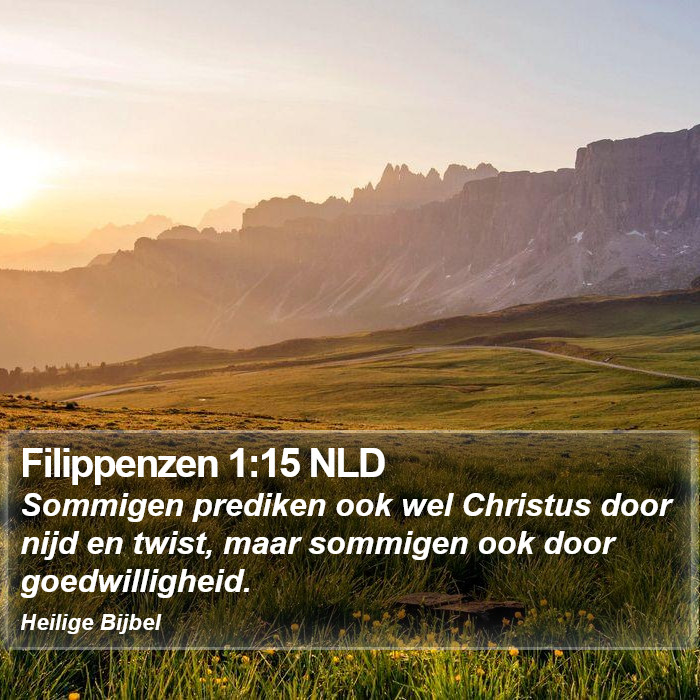 Filippenzen 1:15 NLD Bible Study