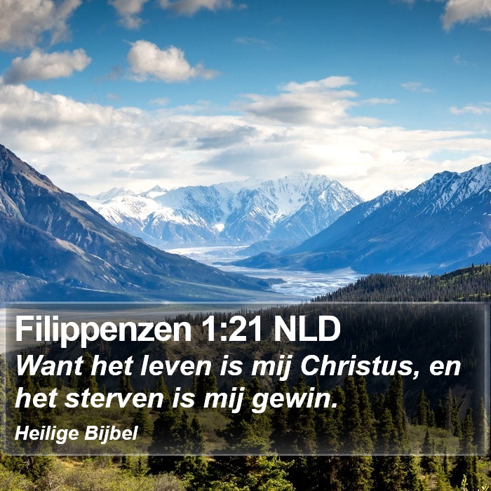 Filippenzen 1:21 NLD Bible Study