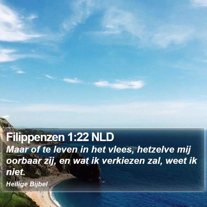 Filippenzen 1:22 NLD Bible Study