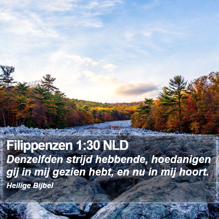 Filippenzen 1:30 NLD Bible Study