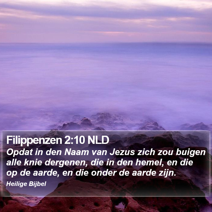 Filippenzen 2:10 NLD Bible Study