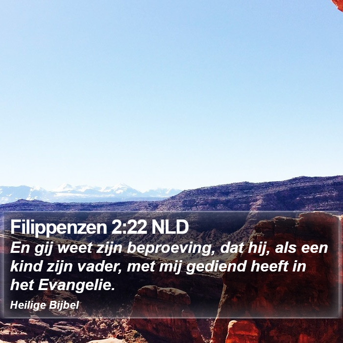 Filippenzen 2:22 NLD Bible Study