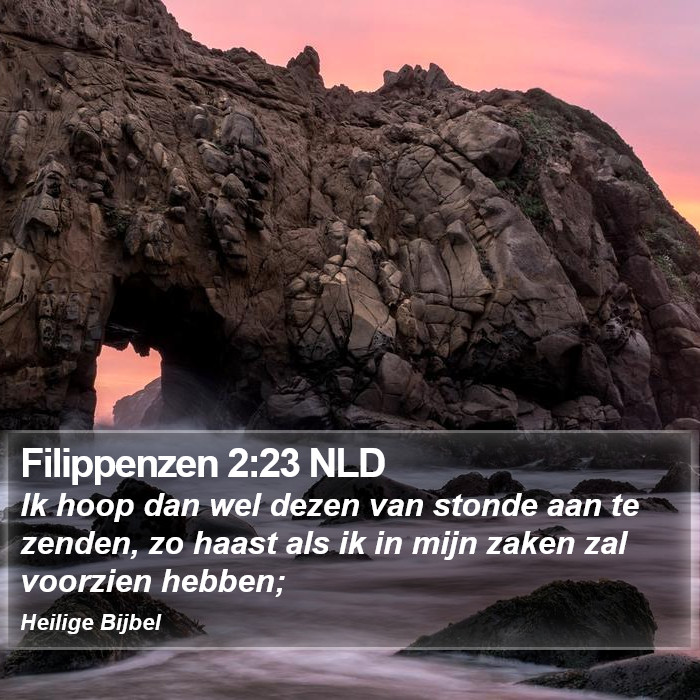 Filippenzen 2:23 NLD Bible Study