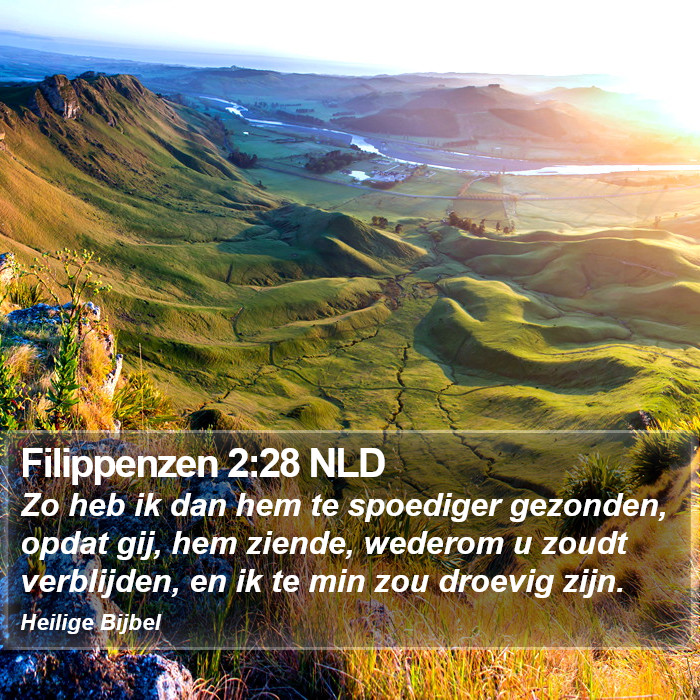 Filippenzen 2:28 NLD Bible Study