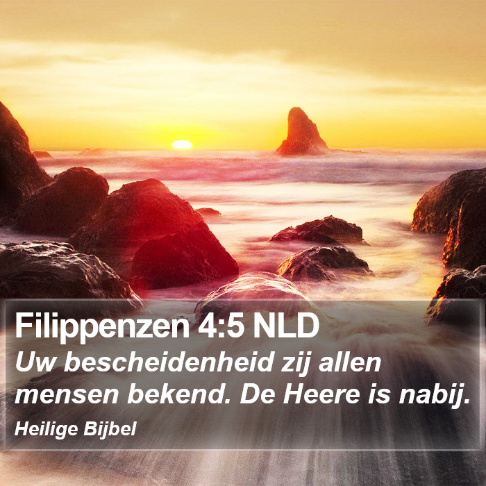 Filippenzen 4:5 NLD Bible Study