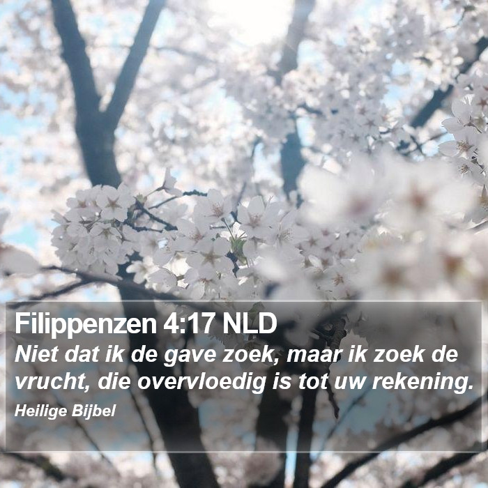 Filippenzen 4:17 NLD Bible Study