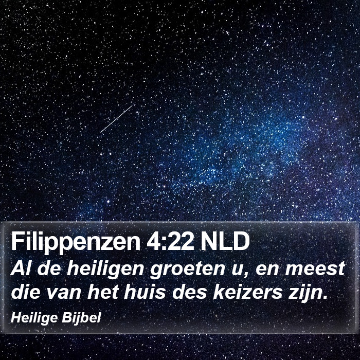 Filippenzen 4:22 NLD Bible Study