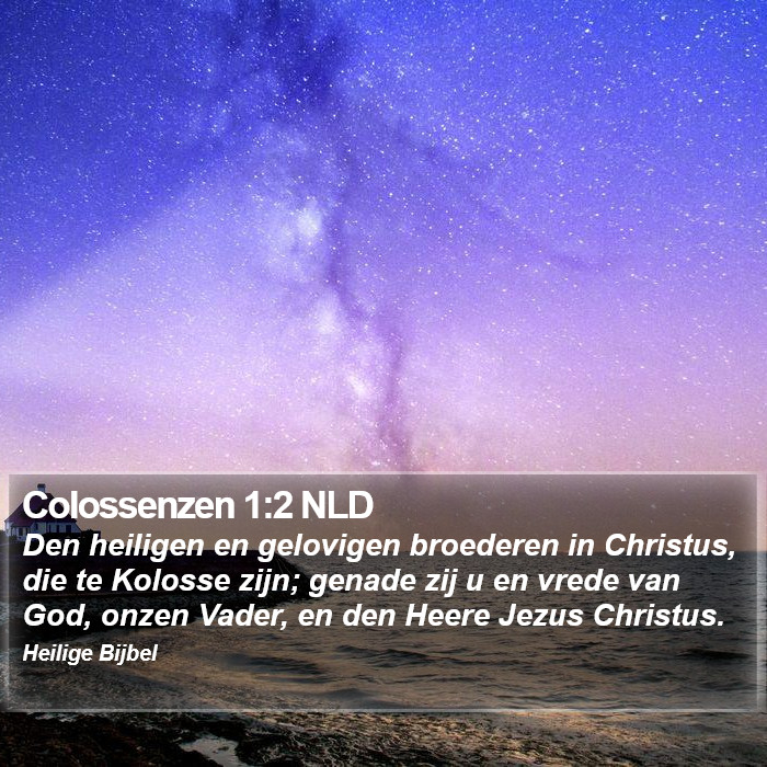 Colossenzen 1:2 NLD Bible Study