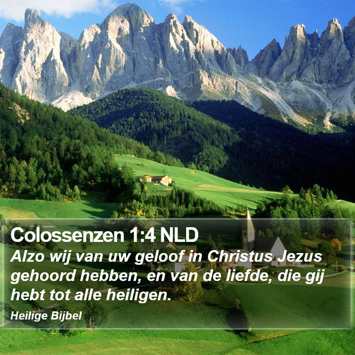 Colossenzen 1:4 NLD Bible Study