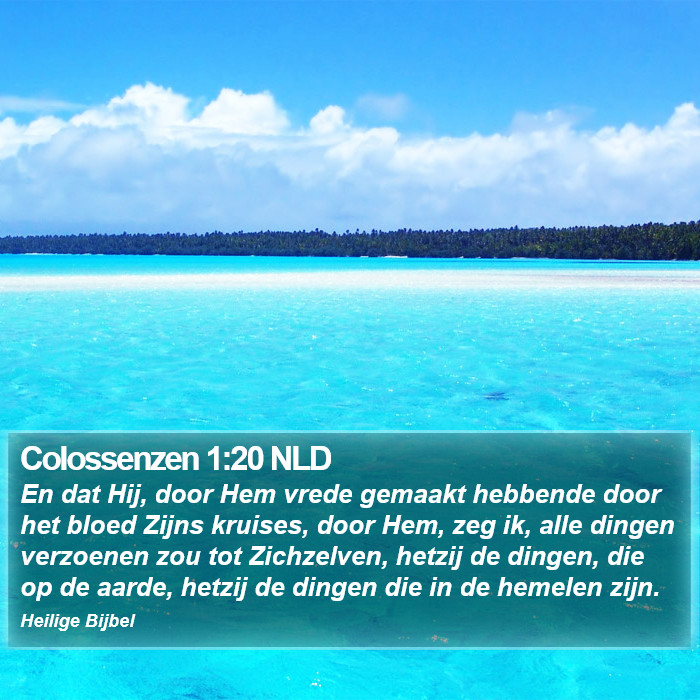 Colossenzen 1:20 NLD Bible Study