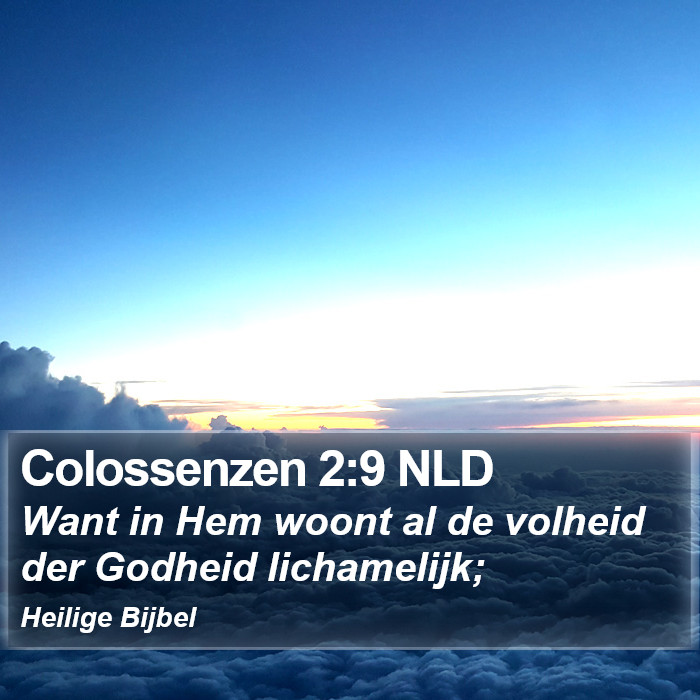 Colossenzen 2:9 NLD Bible Study