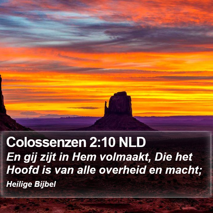 Colossenzen 2:10 NLD Bible Study