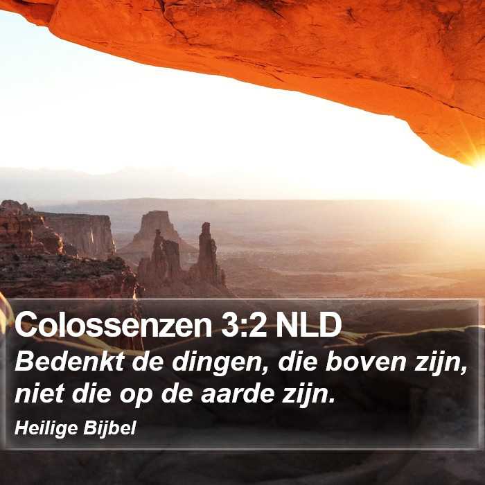 Colossenzen 3:2 NLD Bible Study