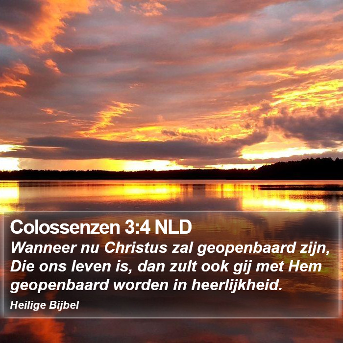 Colossenzen 3:4 NLD Bible Study