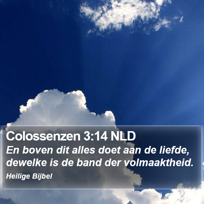 Colossenzen 3:14 NLD Bible Study