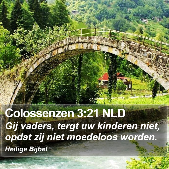 Colossenzen 3:21 NLD Bible Study