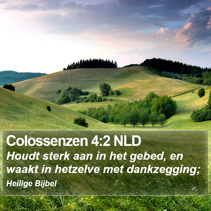 Colossenzen 4:2 NLD Bible Study