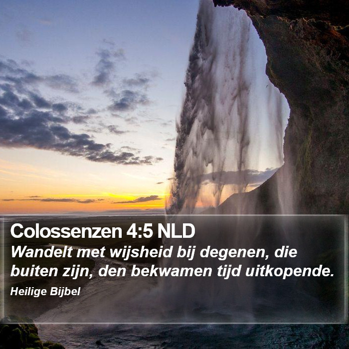 Colossenzen 4:5 NLD Bible Study