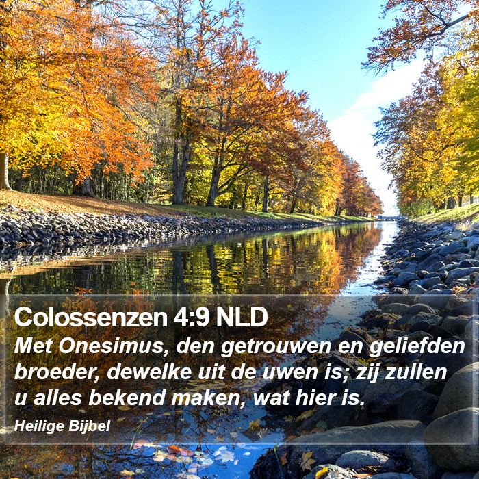 Colossenzen 4:9 NLD Bible Study