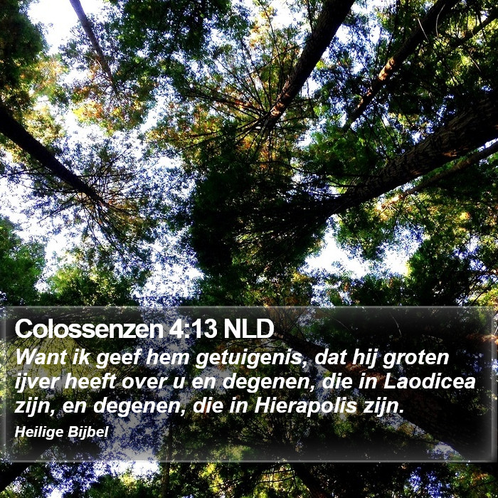 Colossenzen 4:13 NLD Bible Study