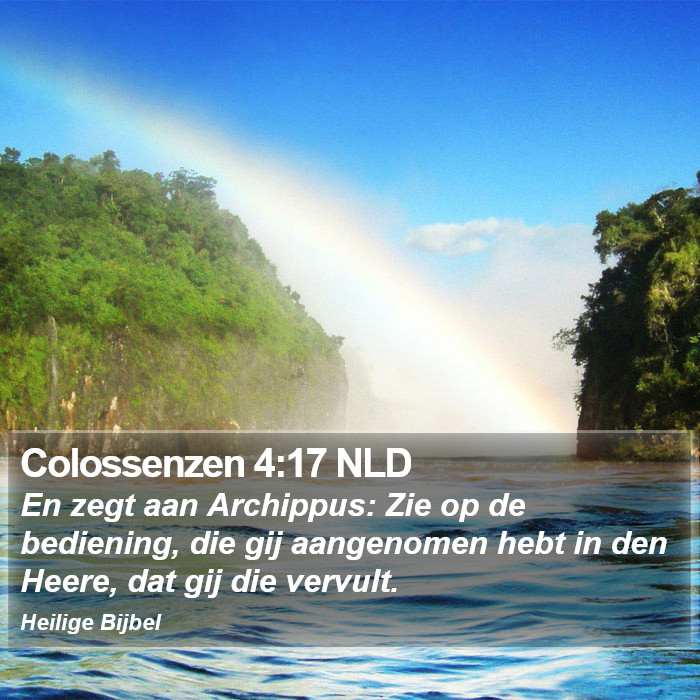 Colossenzen 4:17 NLD Bible Study