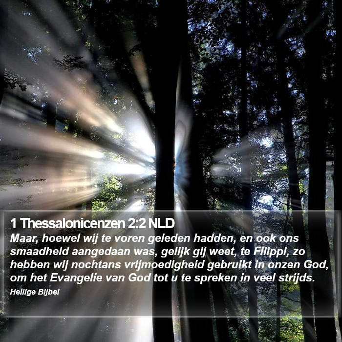 1 Thessalonicenzen 2:2 NLD Bible Study