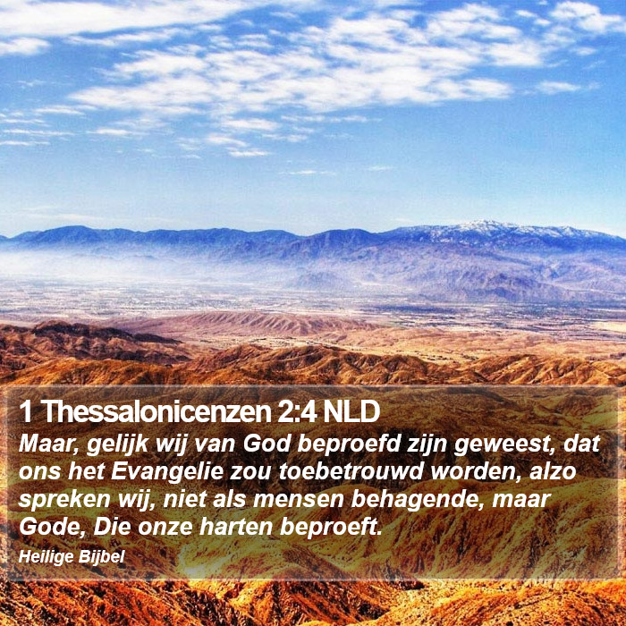 1 Thessalonicenzen 2:4 NLD Bible Study