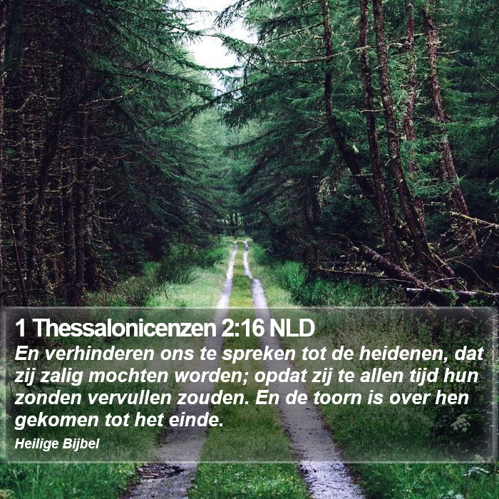 1 Thessalonicenzen 2:16 NLD Bible Study