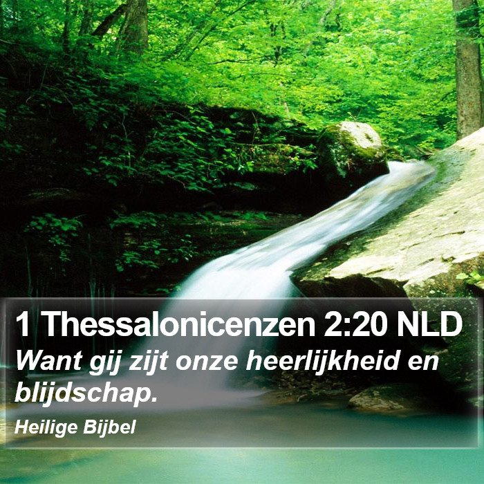 1 Thessalonicenzen 2:20 NLD Bible Study