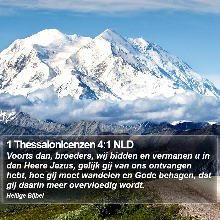 1 Thessalonicenzen 4:1 NLD Bible Study