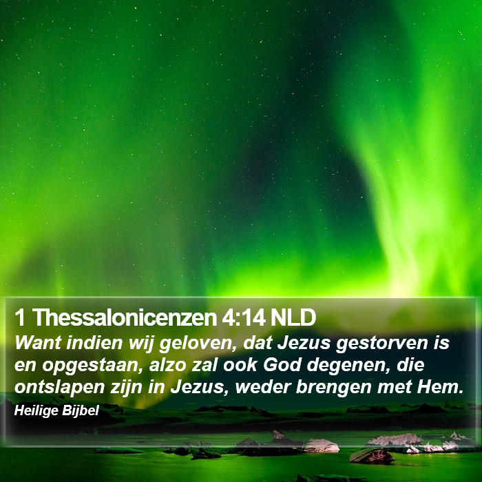 1 Thessalonicenzen 4:14 NLD Bible Study