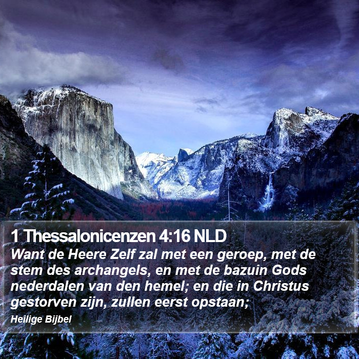 1 Thessalonicenzen 4:16 NLD Bible Study