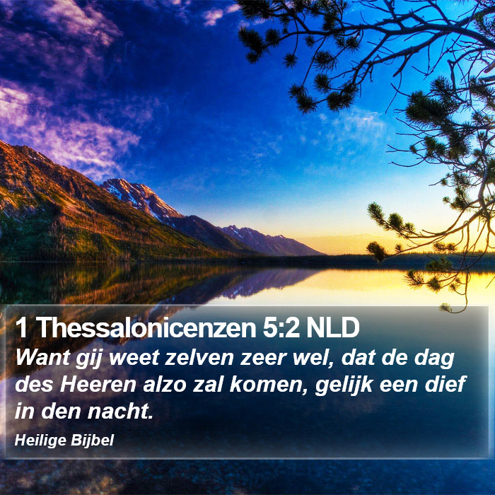 1 Thessalonicenzen 5:2 NLD Bible Study