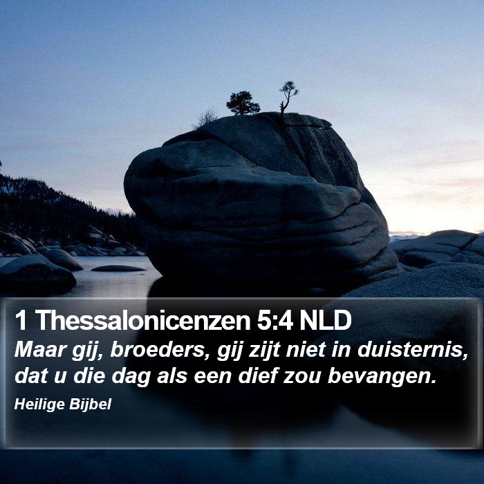 1 Thessalonicenzen 5:4 NLD Bible Study