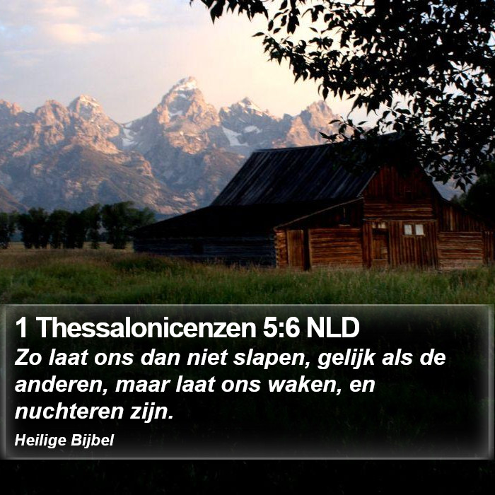 1 Thessalonicenzen 5:6 NLD Bible Study