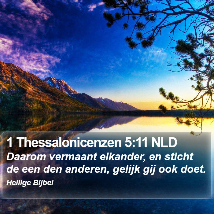 1 Thessalonicenzen 5:11 NLD Bible Study