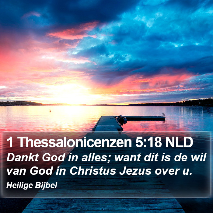 1 Thessalonicenzen 5:18 NLD Bible Study