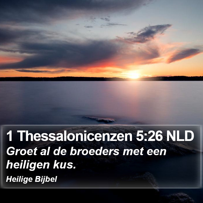 1 Thessalonicenzen 5:26 NLD Bible Study