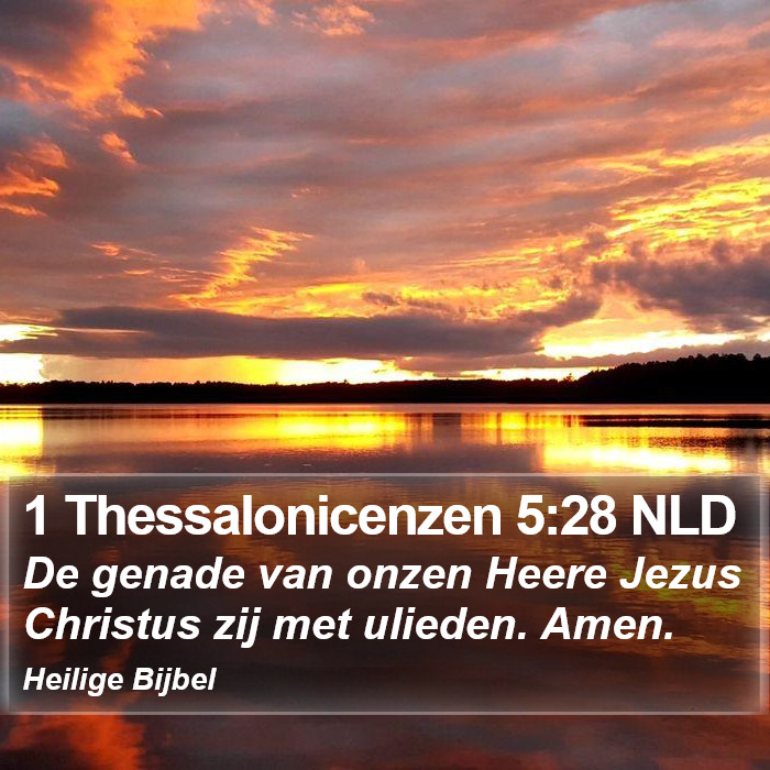 1 Thessalonicenzen 5:28 NLD Bible Study