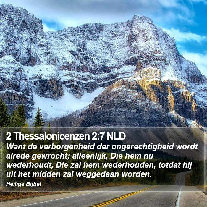 2 Thessalonicenzen 2:7 NLD Bible Study