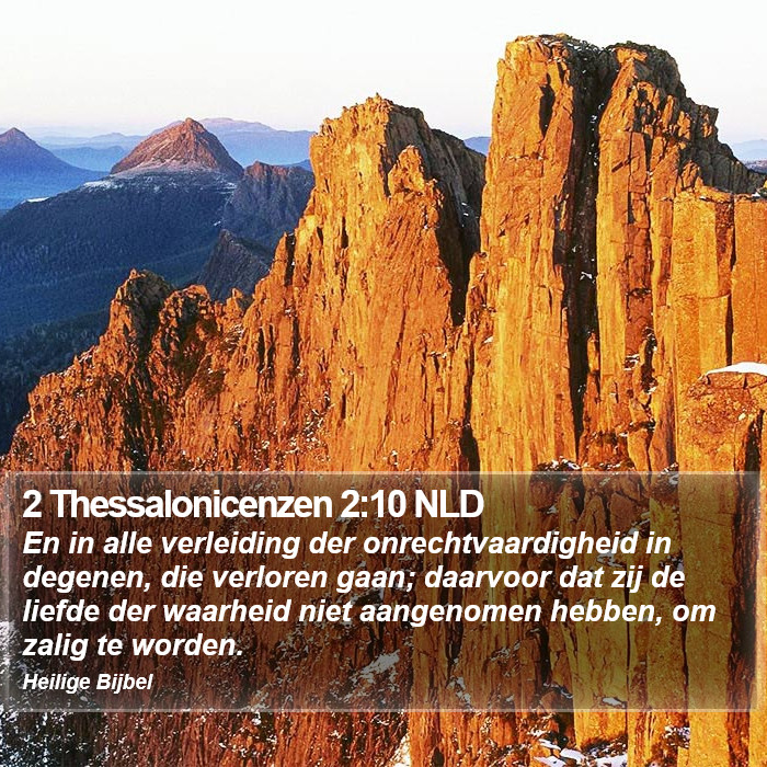 2 Thessalonicenzen 2:10 NLD Bible Study