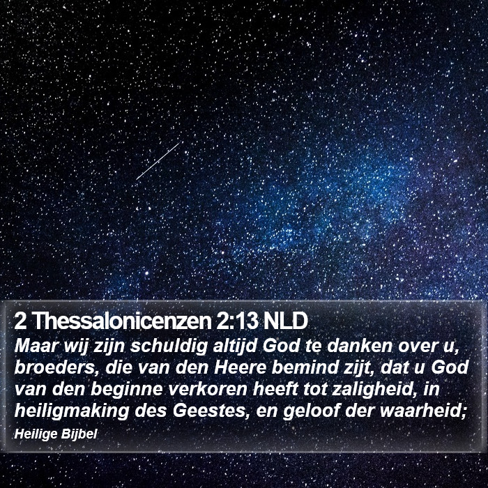 2 Thessalonicenzen 2:13 NLD Bible Study