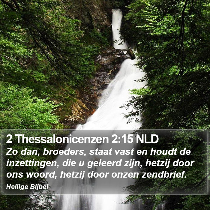 2 Thessalonicenzen 2:15 NLD Bible Study