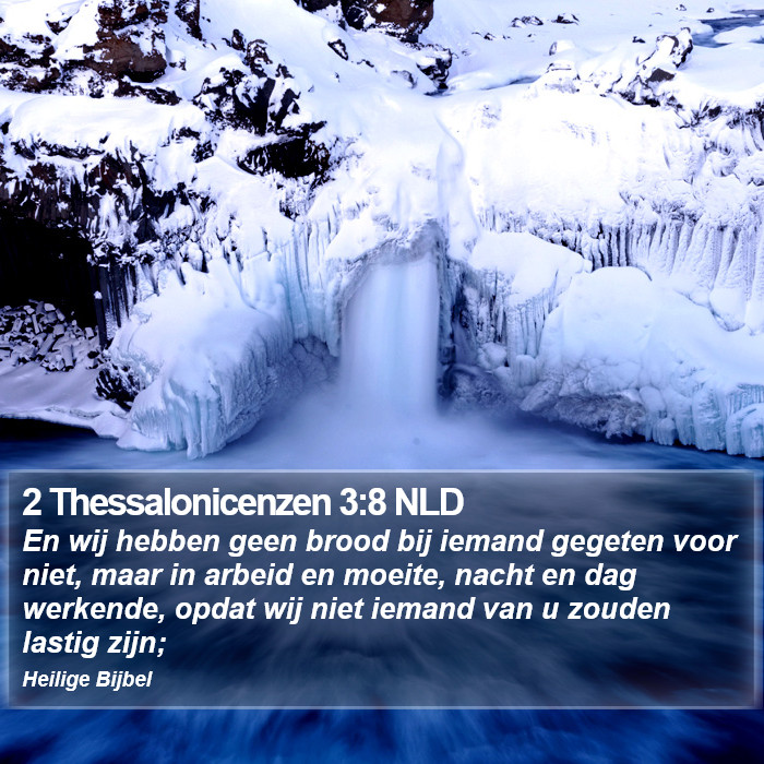 2 Thessalonicenzen 3:8 NLD Bible Study